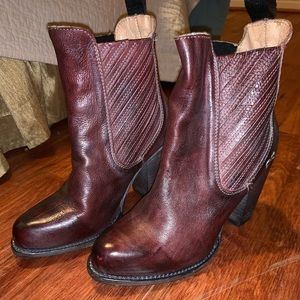 Bed Stu leather booties. Like new